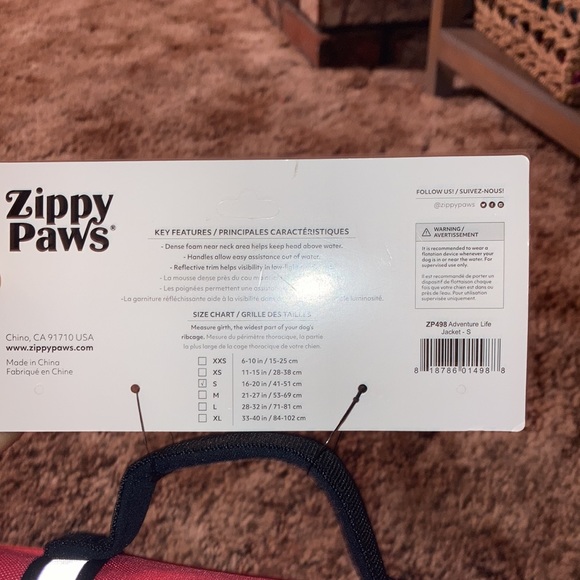 ZIPPY PAWS DOG LIFE JACKET - Picture 9 of 11